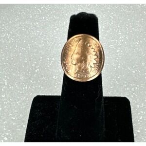 Indiana Head Penny 1898 Ring Size 4 1/2